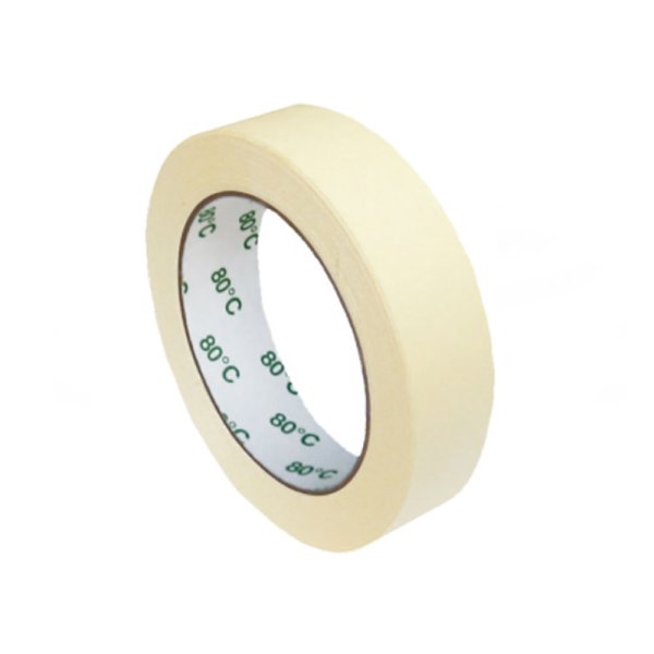 36 Stk. Krepp Klebeband weiß hitzebeständig bis 80°C 50 m x 25 mm
